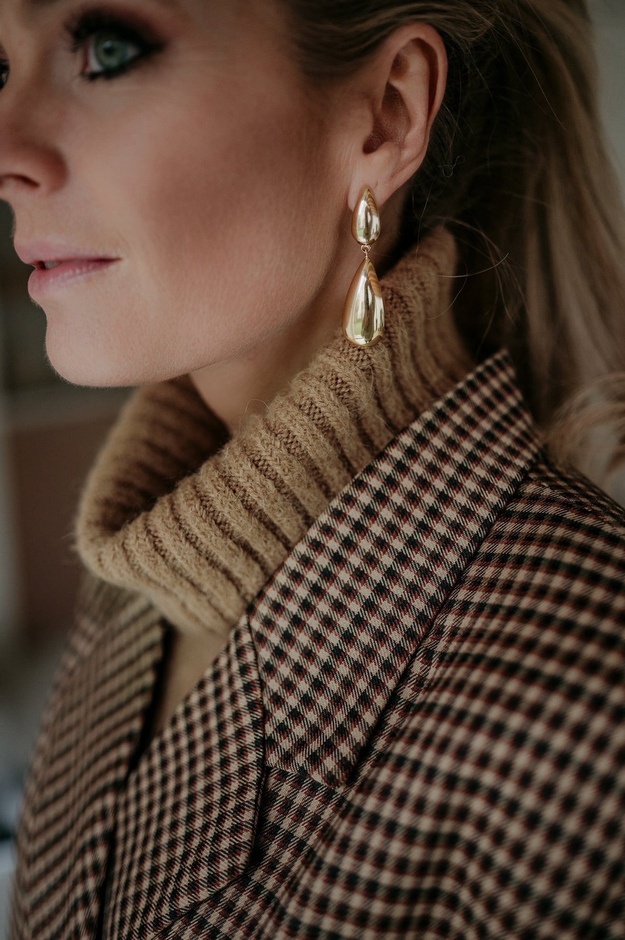 Cudi earrings I Gold - Wild Souls by JV® - 