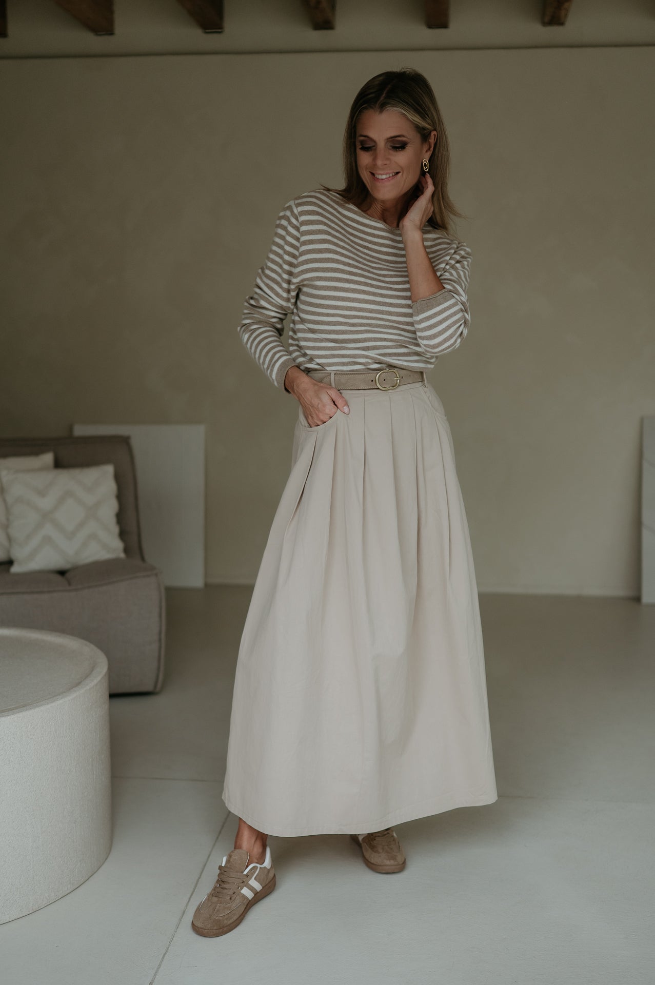 Cugina skirt I Beige - Wild Souls by JV® - Skirts