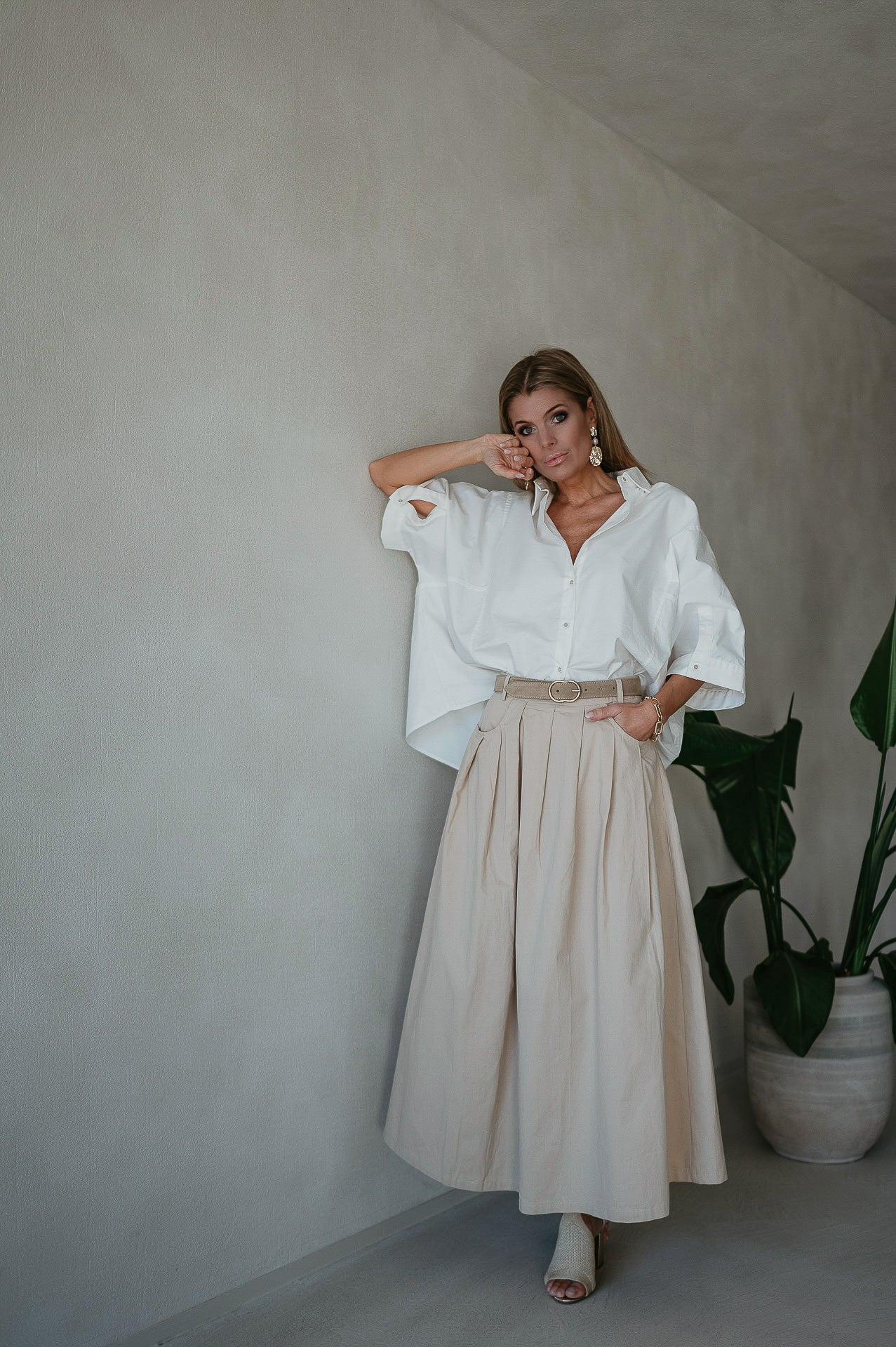 Cugina skirt I Beige - Wild Souls by JV® - Skirts