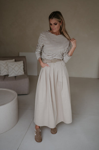Cugina skirt I Beige - Wild Souls by JV® - Skirts
