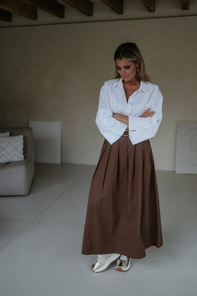 Cugina skirt I Coffee - Wild Souls by JV® - Skirts