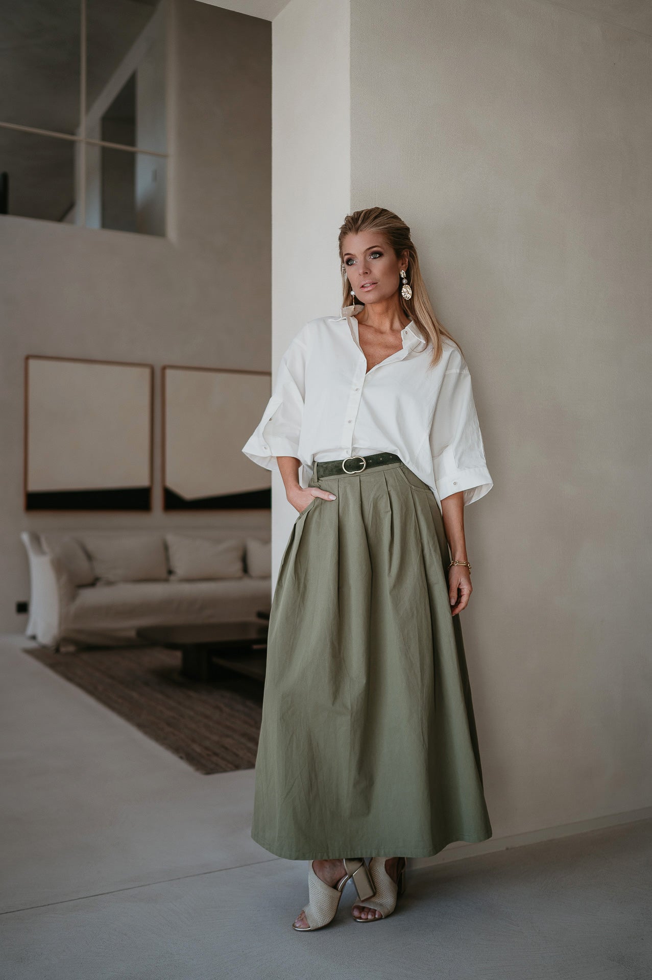 Cugina skirt I Khaki - Wild Souls by JV® - Skirts