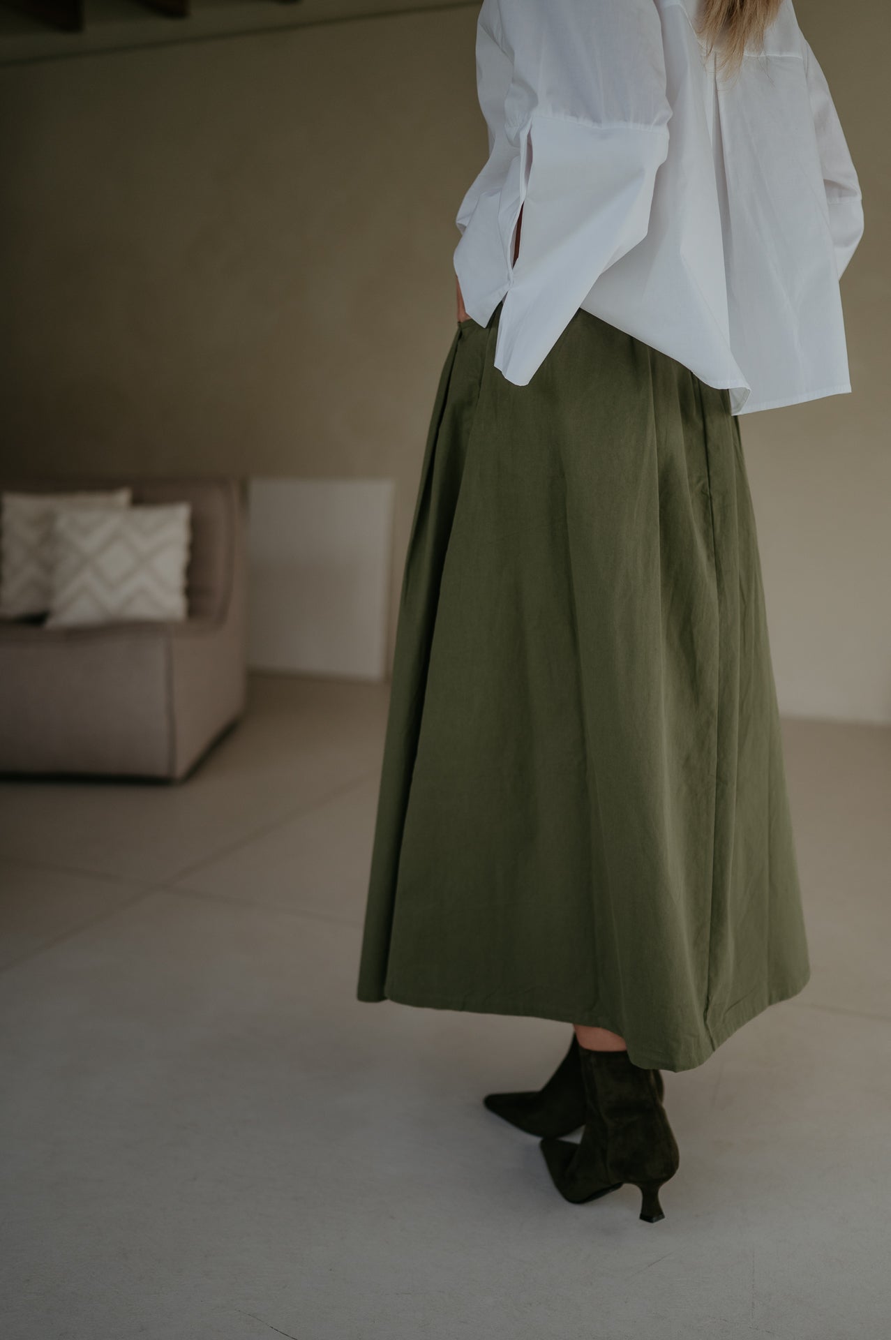 Cugina skirt I Khaki - Wild Souls by JV® - Skirts