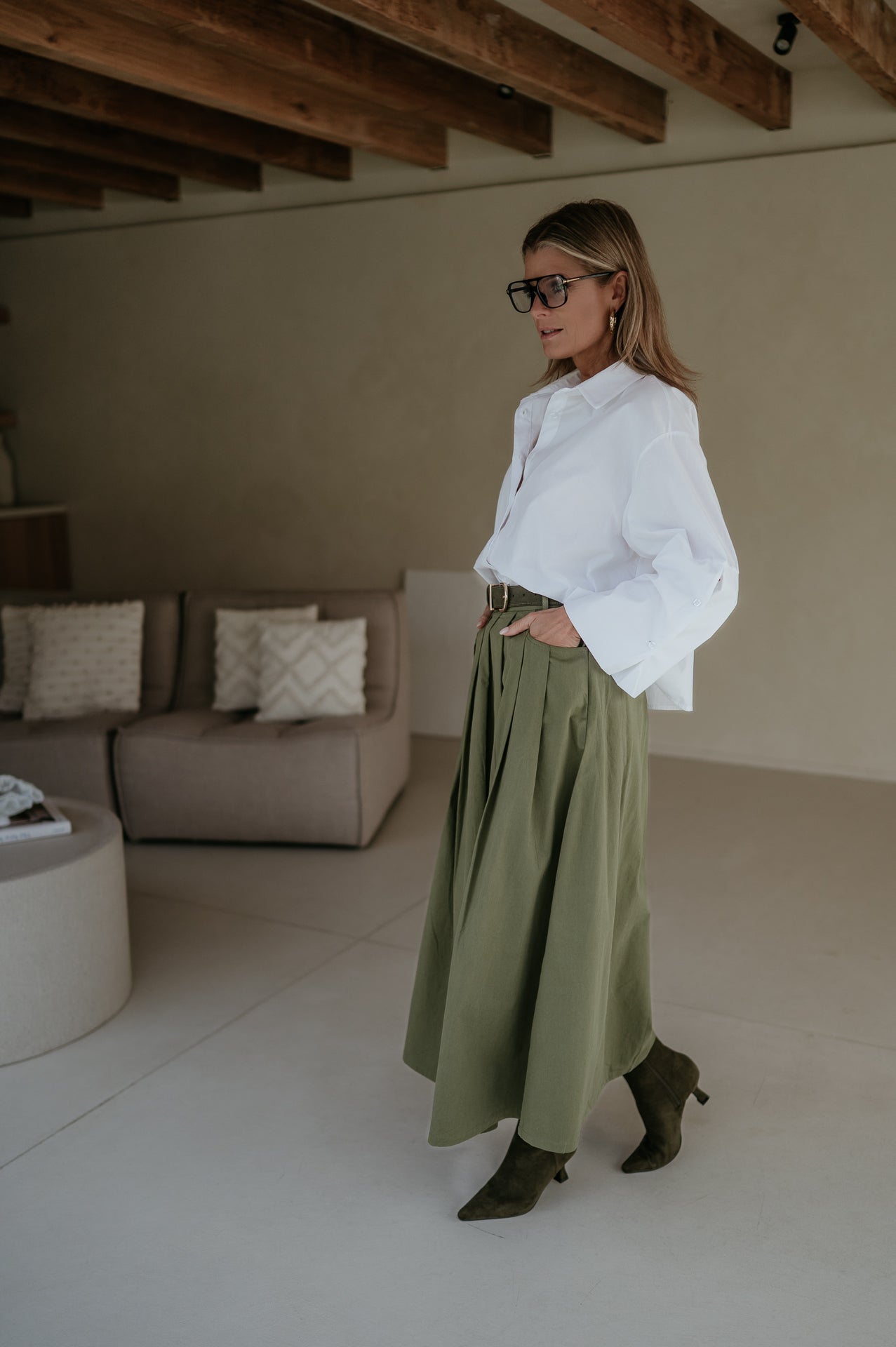 Cugina skirt I Khaki - Wild Souls by JV® - Skirts