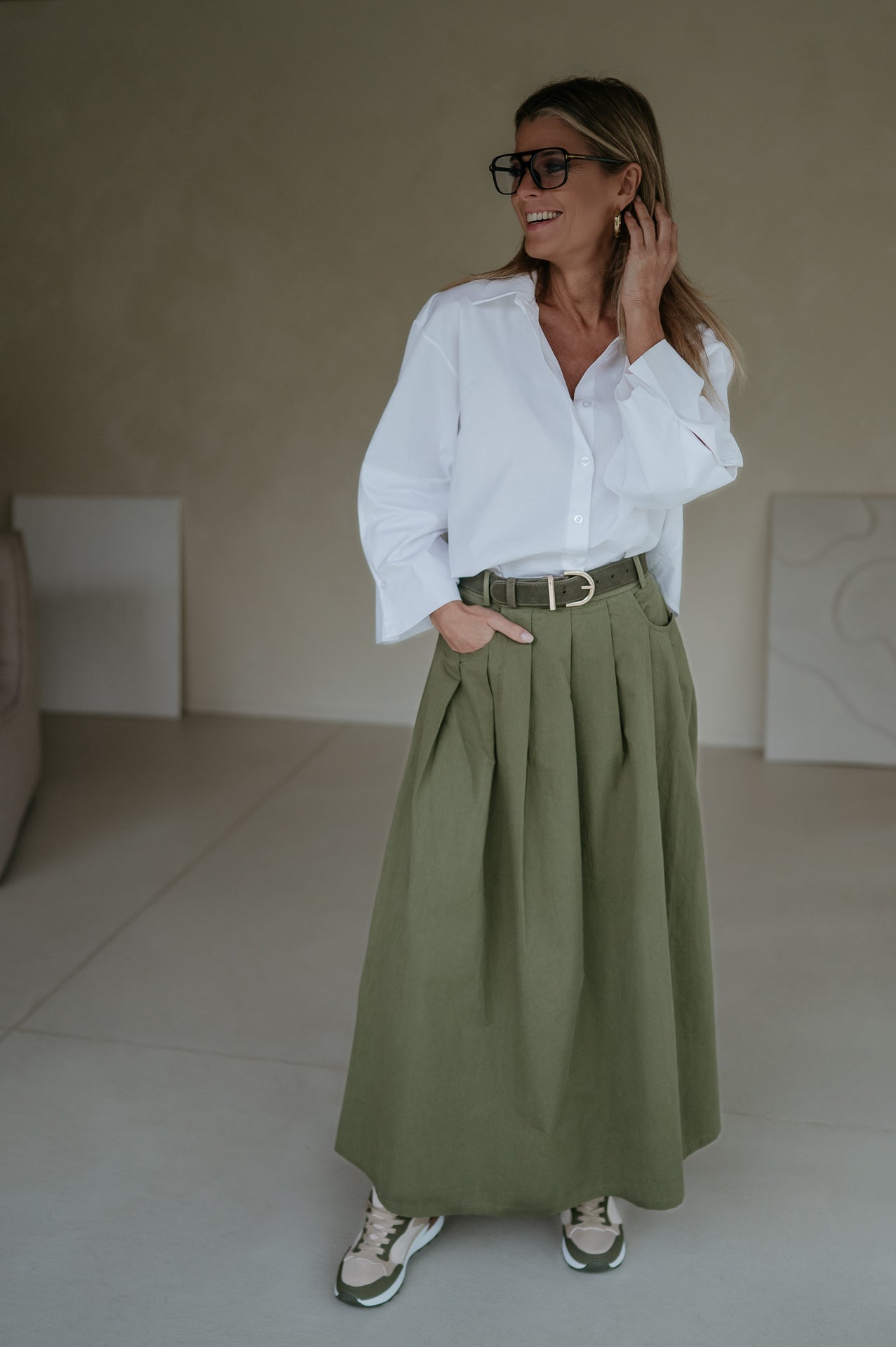 Cugina skirt I Khaki - Wild Souls by JV® - Skirts