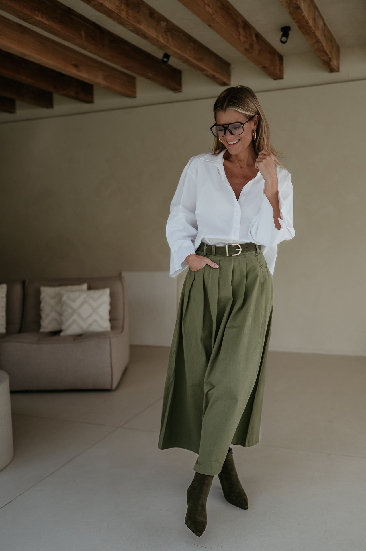 Cugina skirt I Khaki - Wild Souls by JV® - Skirts