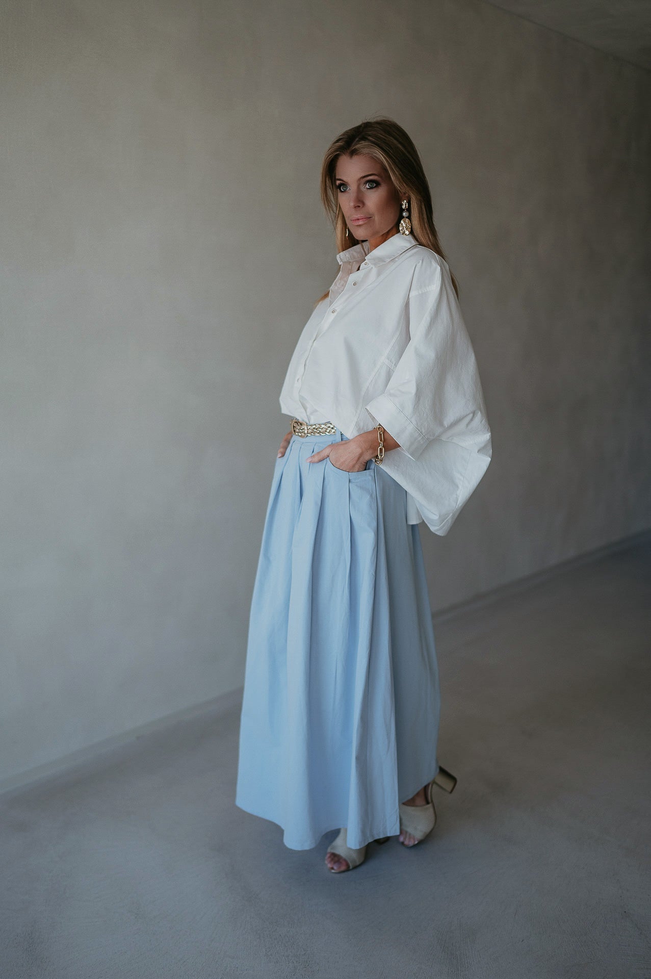 Cugina skirt I Light Blue - Wild Souls by JV® - Skirts