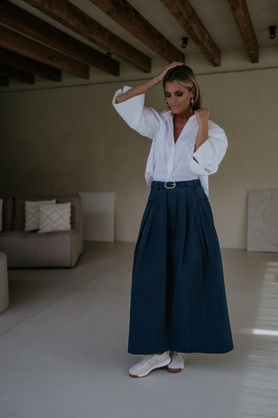 Cugina skirt I Navy Blue - Wild Souls by JV® - Skirts