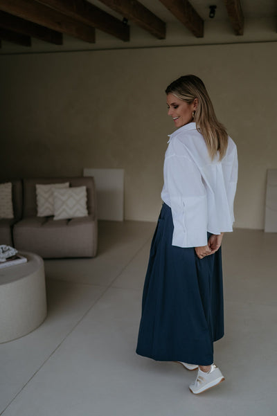 Cugina skirt I Navy Blue - Wild Souls by JV® - Skirts