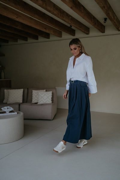 Cugina skirt I Navy Blue - Wild Souls by JV® - Skirts