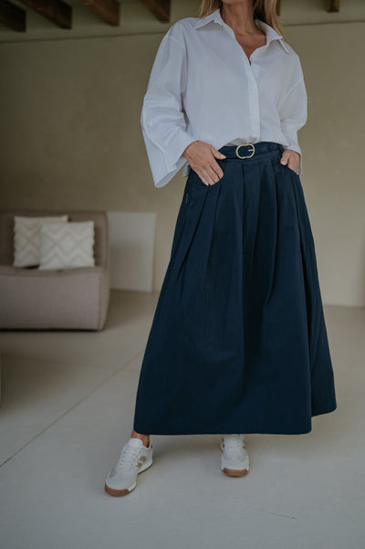 Cugina skirt I Navy Blue - Wild Souls by JV® - Skirts