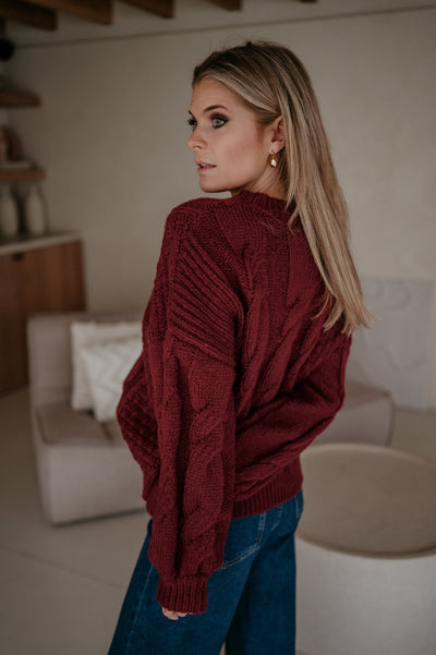 Cullare knit I Bordeaux - Wild Souls by JV® - Knits