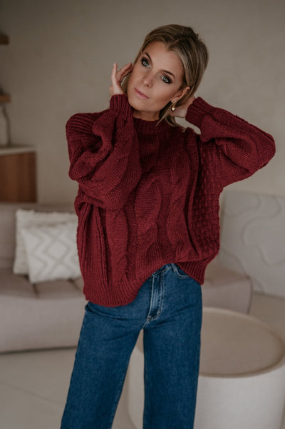 Cullare knit I Bordeaux - Wild Souls by JV® - Knits