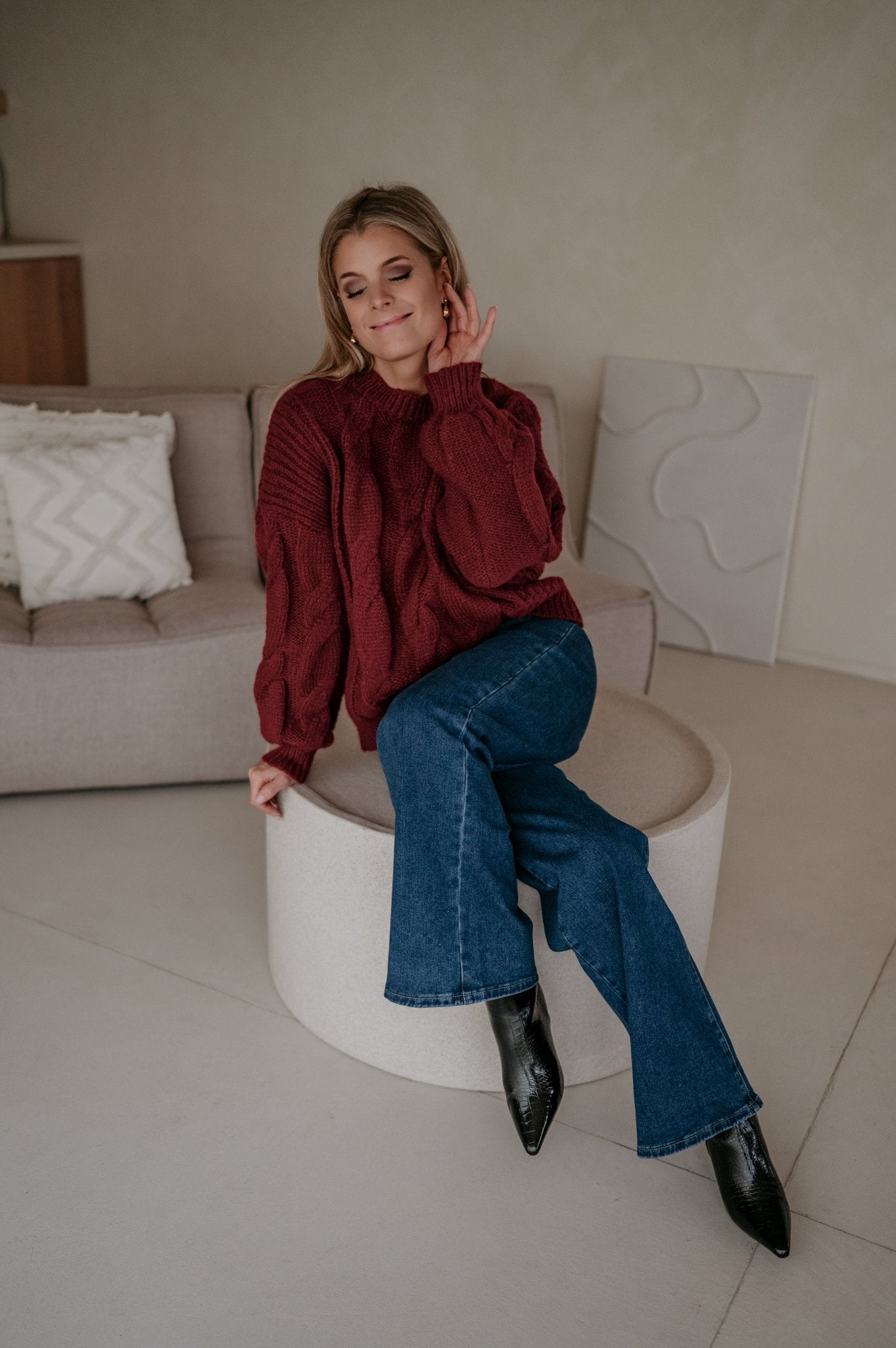 Cullare knit I Bordeaux - Wild Souls by JV® - Knits