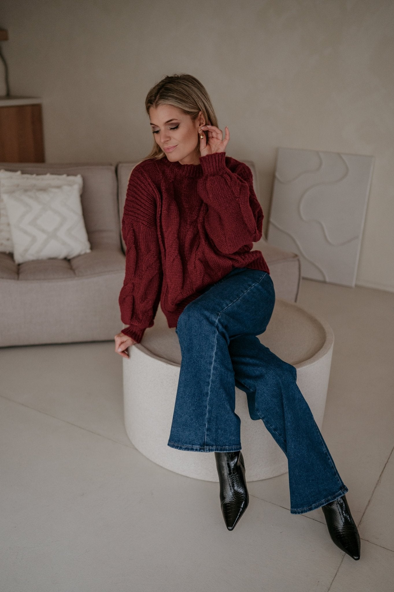 Cullare knit I Bordeaux - Wild Souls by JV® - Knits