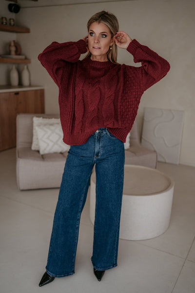 Cullare knit I Bordeaux - Wild Souls by JV® - Knits