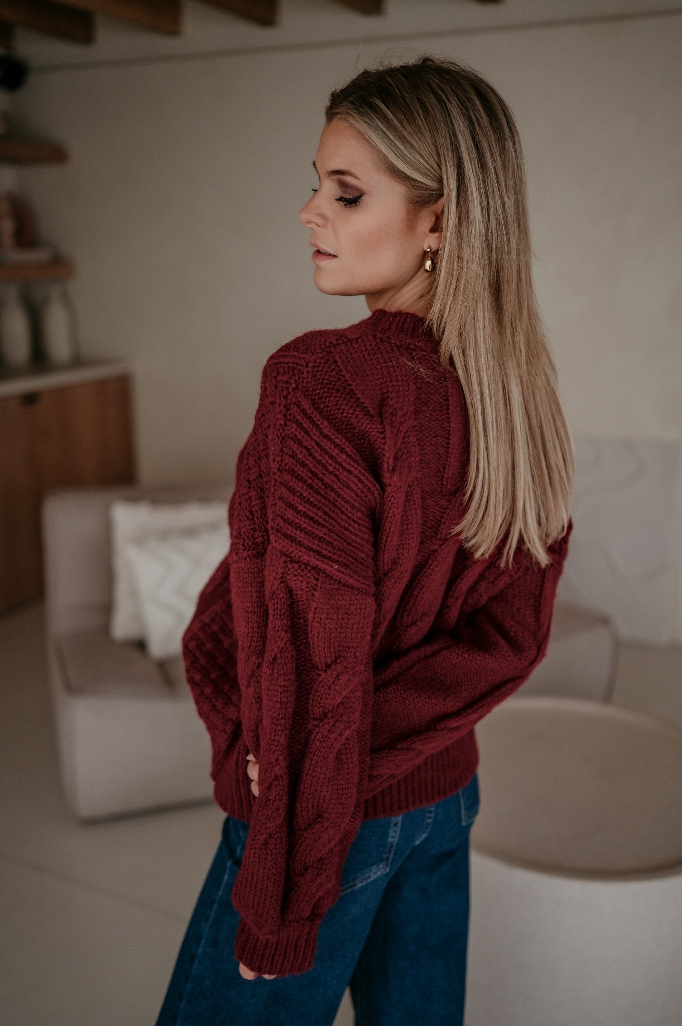 Cullare knit I Bordeaux - Wild Souls by JV® - Knits