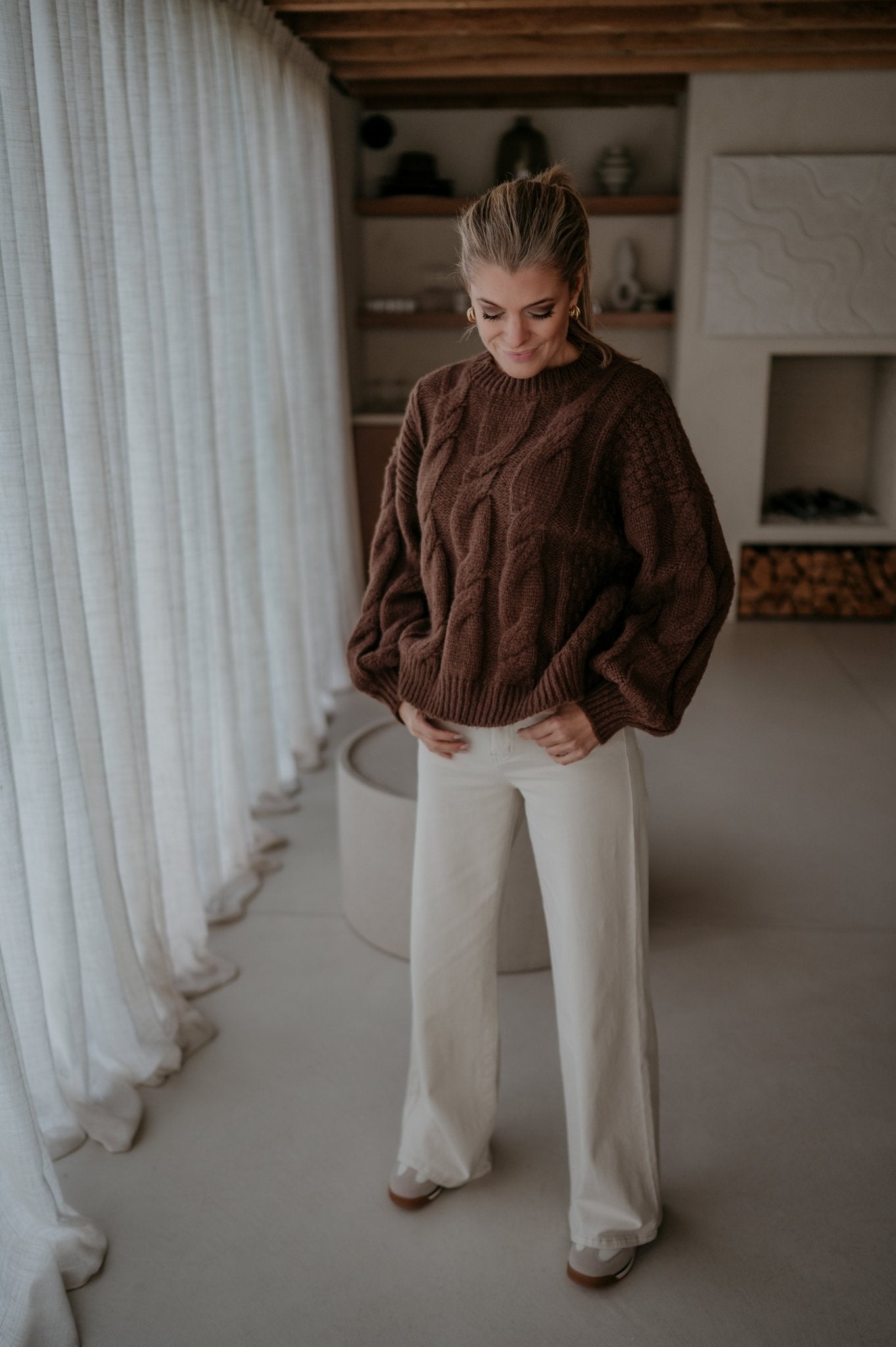 Cullare knit I Chocolate Brown - Wild Souls by JV® - Knits