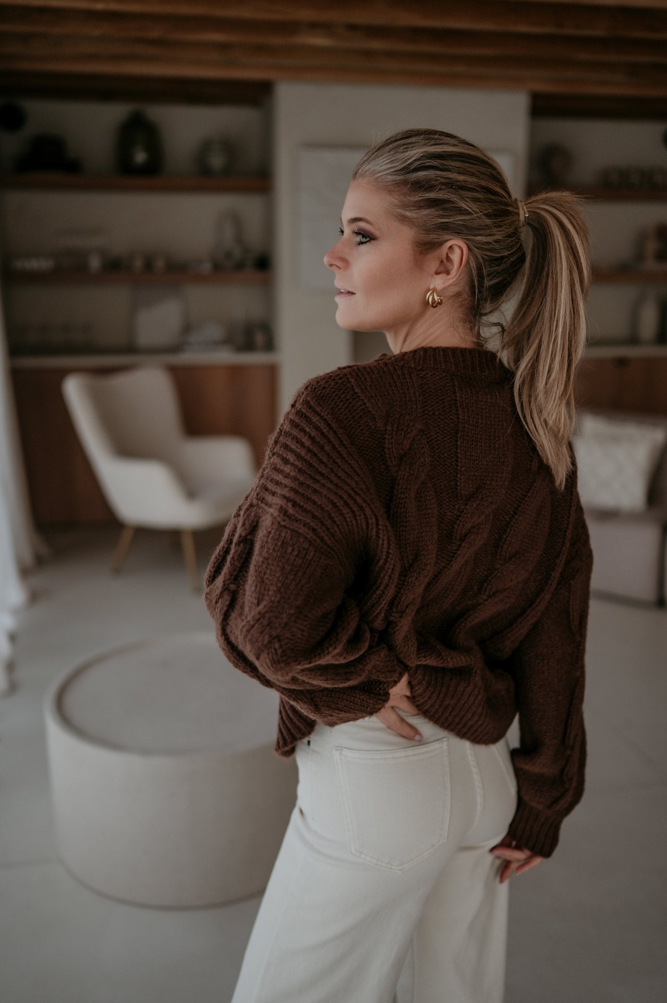 Cullare knit I Chocolate Brown - Wild Souls by JV® - Knits