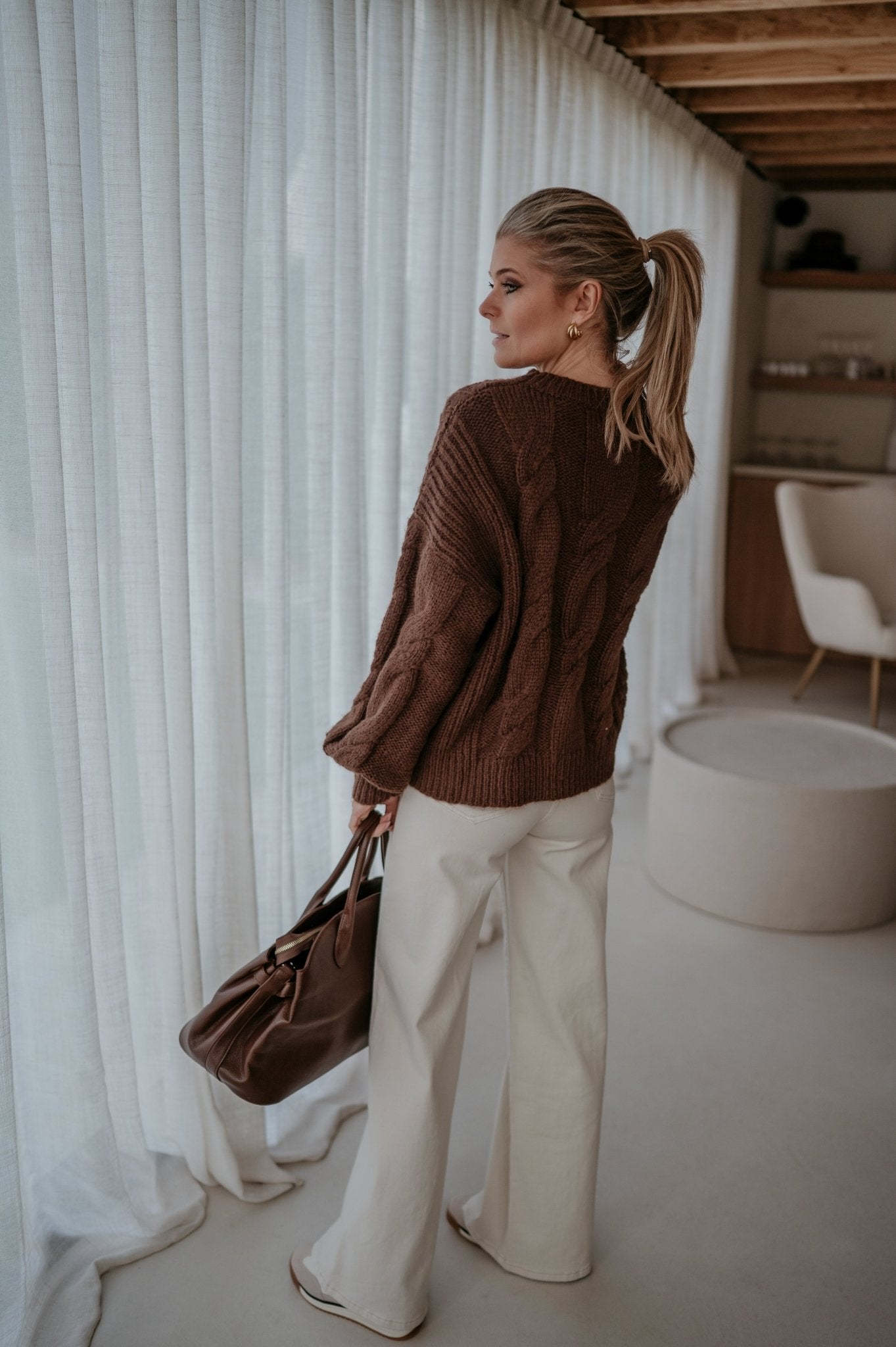 Cullare knit I Chocolate Brown - Wild Souls by JV® - Knits