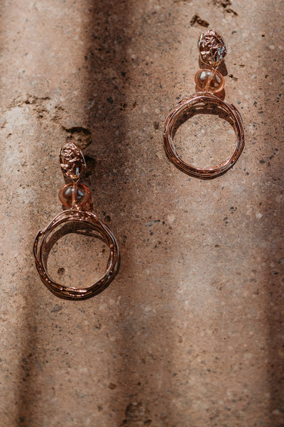 Cupo earrings I Gold - Wild Souls by JV® - Earrings