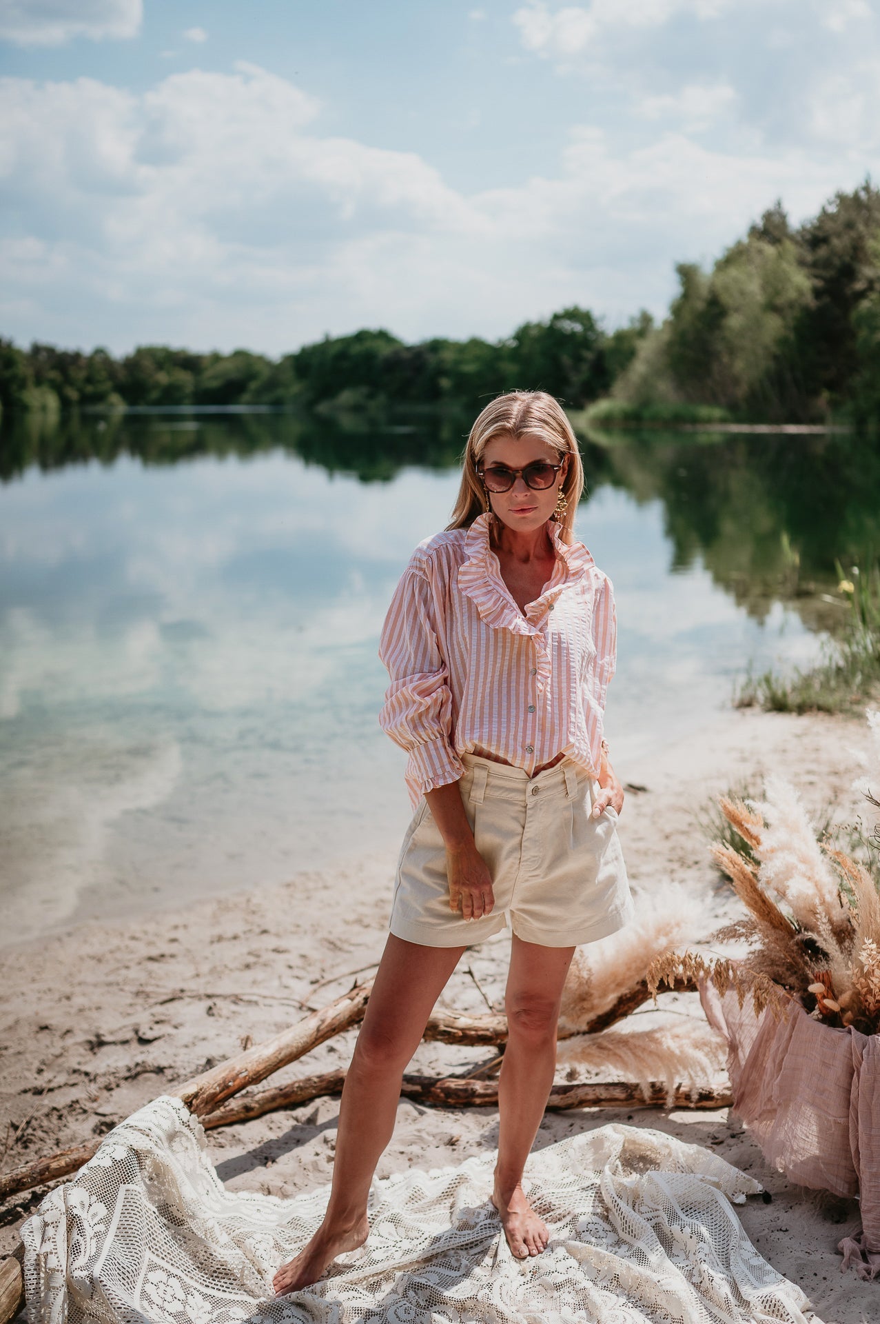 Cuscino shirt I Salmon Rose - Wild Souls by JV® - Shirts