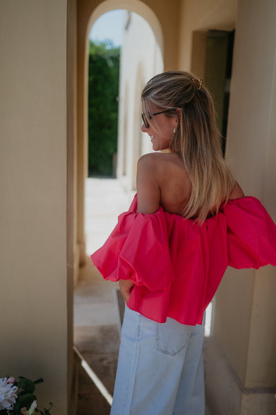 Dedalo blouse I Coral - Wild Souls by JV® - Blouses