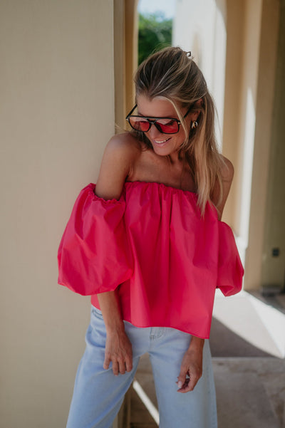 Dedalo blouse I Coral - Wild Souls by JV® - Blouses