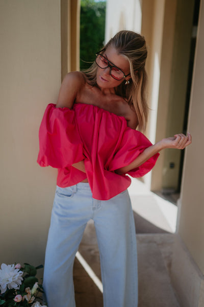 Dedalo blouse I Coral - Wild Souls by JV® - Blouses