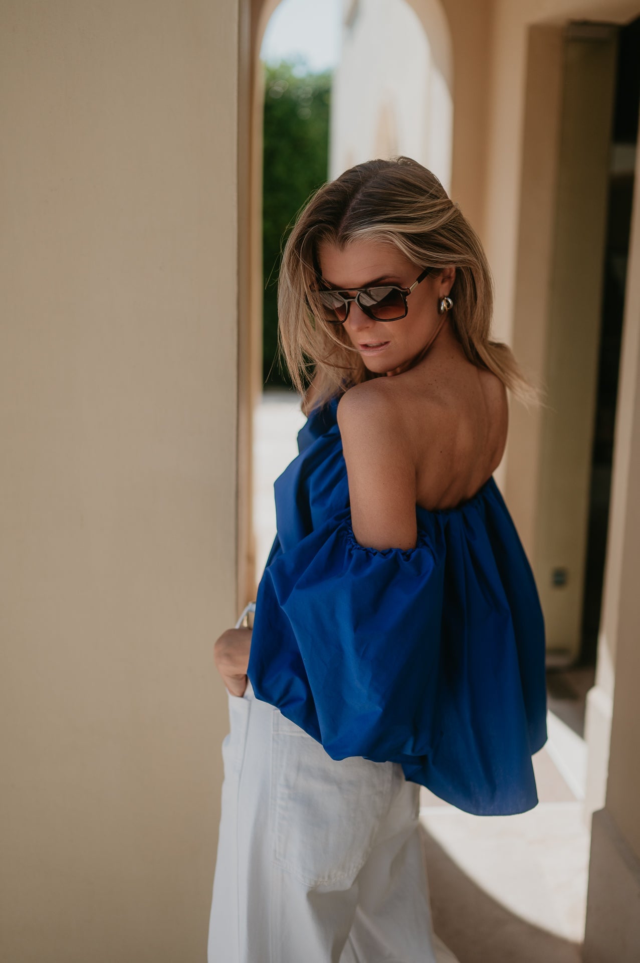 Dedalo blouse I Kobalt Blue - Wild Souls by JV® - Blouses