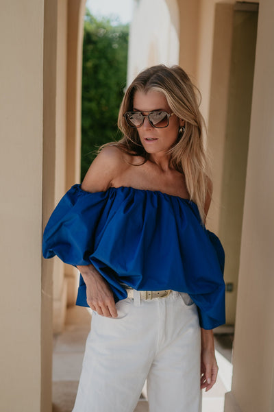 Dedalo blouse I Kobalt Blue - Wild Souls by JV® - Blouses