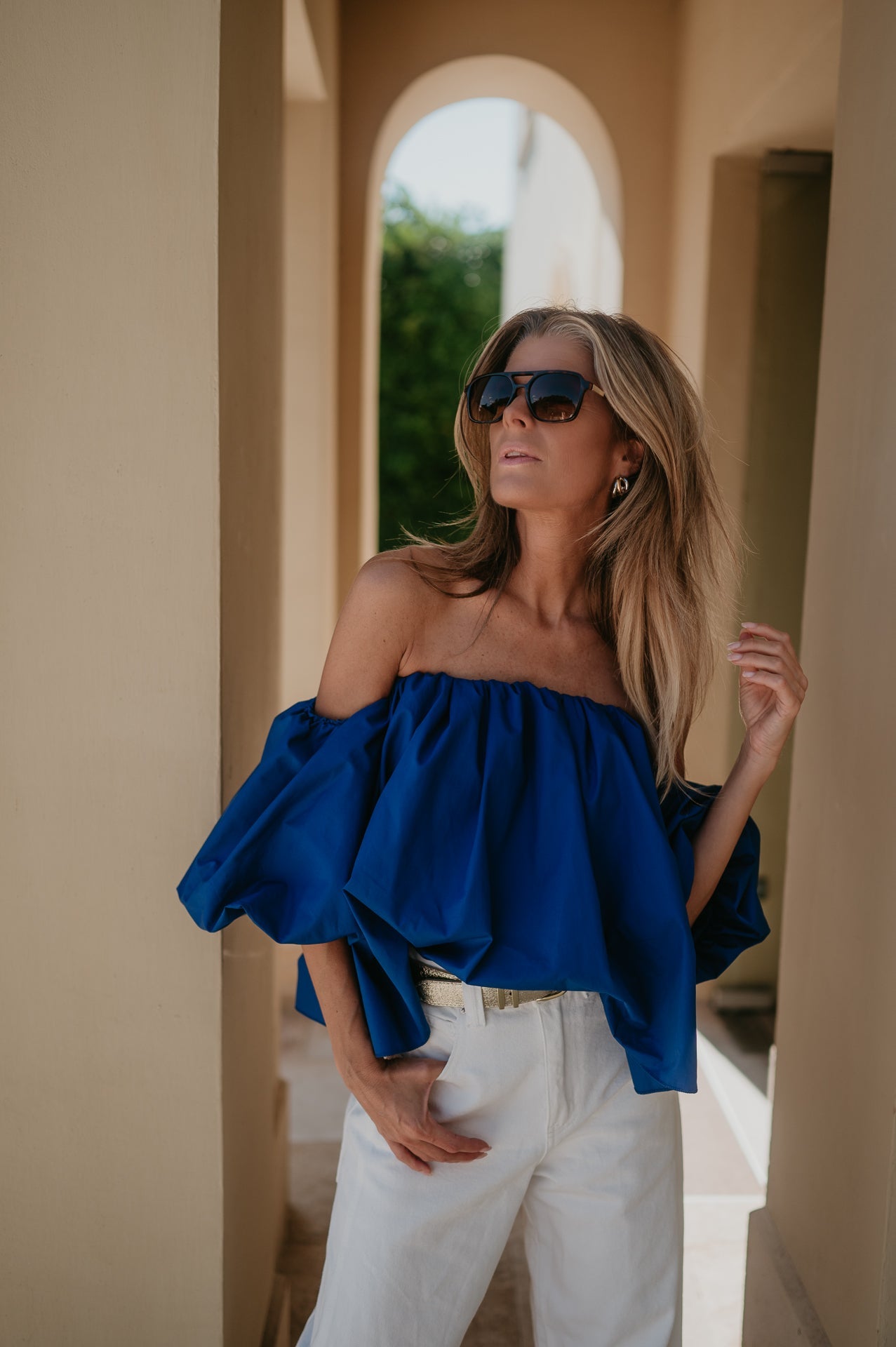 Dedalo blouse I Kobalt Blue - Wild Souls by JV® - Blouses