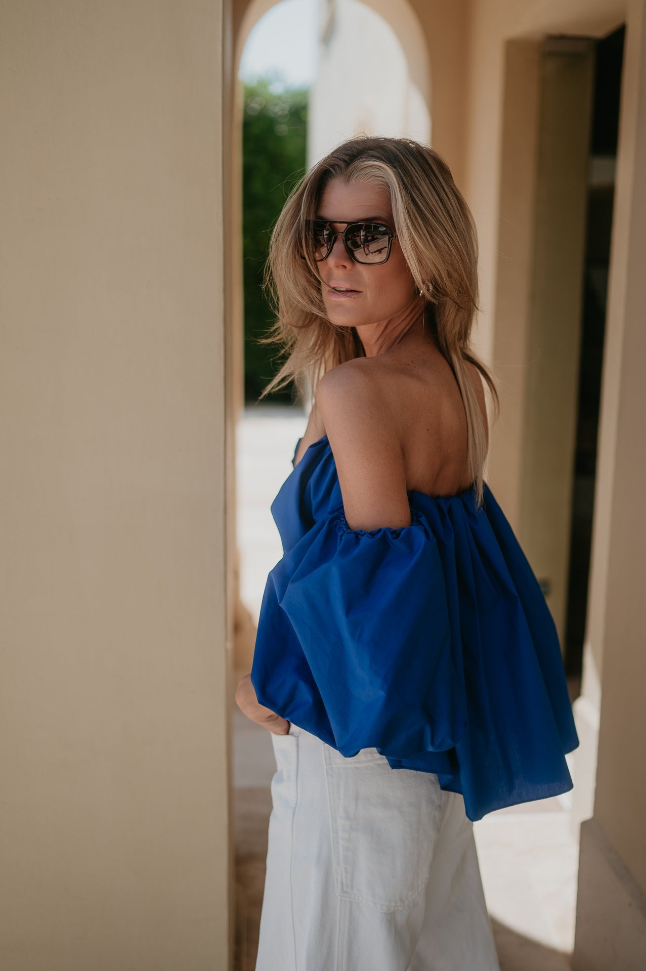 Dedalo blouse I Kobalt Blue - Wild Souls by JV® - Blouses