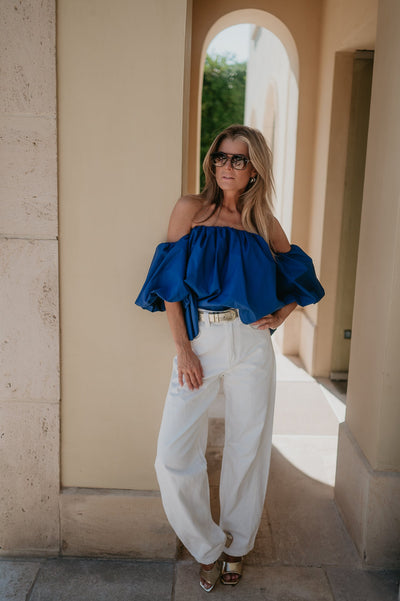 Dedalo blouse I Kobalt Blue - Wild Souls by JV® - Blouses