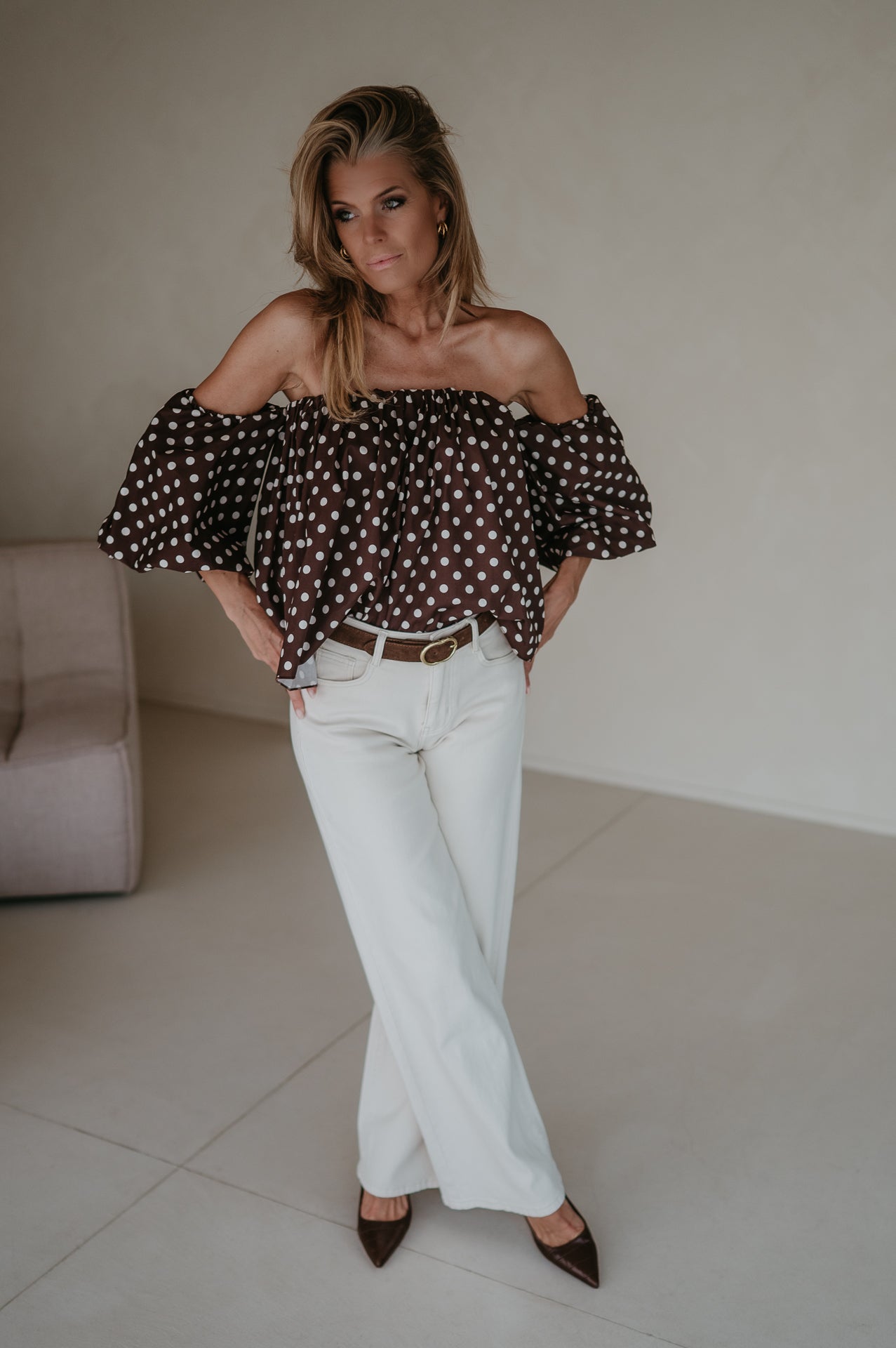 Dedalo top I Chocolate Brown - Wild Souls by JV® - Tops
