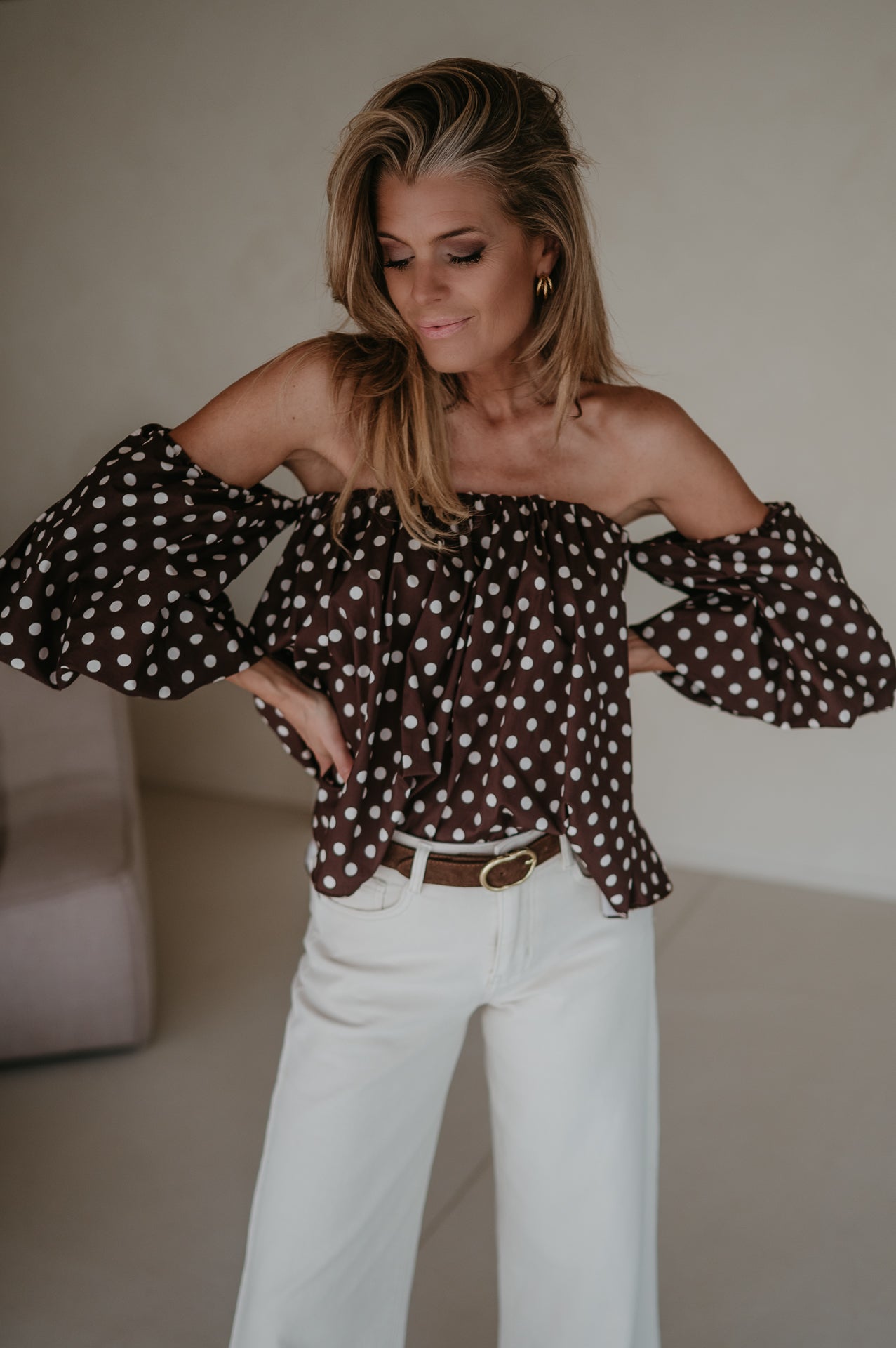 Dedalo top I Chocolate Brown - Wild Souls by JV® - Tops