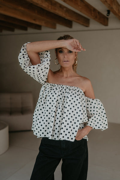 Dedalo top I Ecru - Wild Souls by JV® - Tops