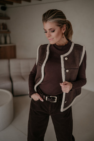 Delirio gilet I Brown - Wild Souls by JV® - Gilets