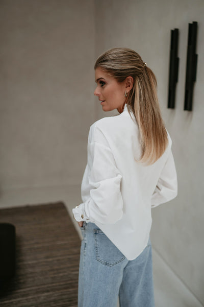 Descrivi blouse I White - Wild Souls by JV® - Blouses