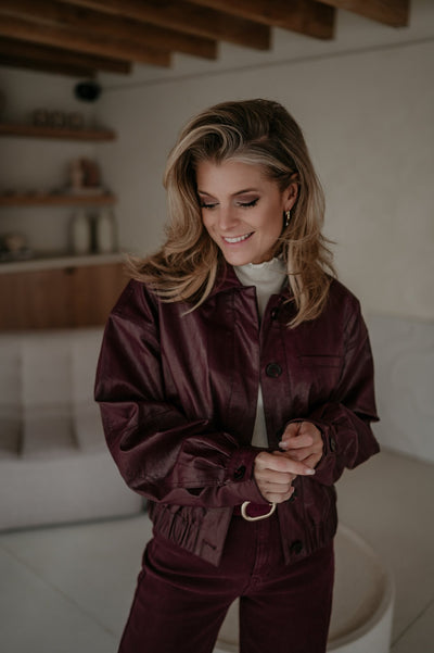 Desola jacket I Burgundy - Wild Souls by JV® - Jackets