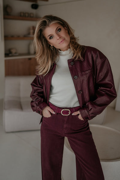 Desola jacket I Burgundy - Wild Souls by JV® - Jackets