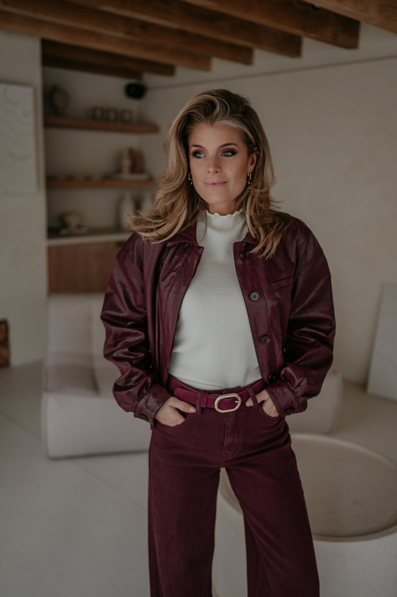 Desola jacket I Burgundy - Wild Souls by JV® - Jackets