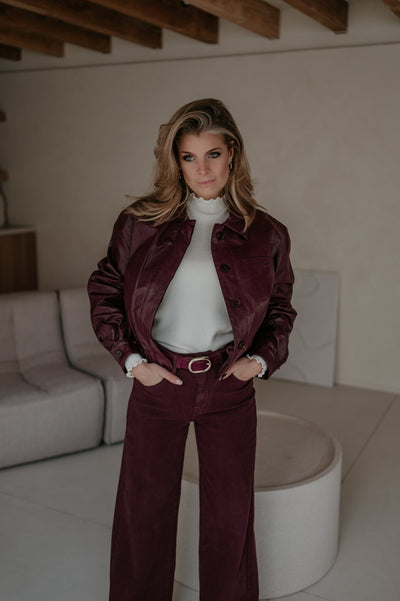 Desola jacket I Burgundy - Wild Souls by JV® - Jackets