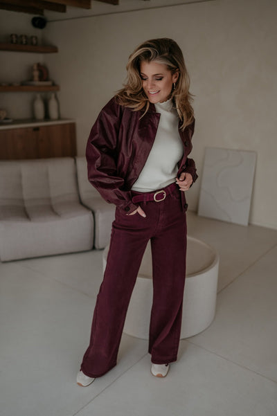 Desola jacket I Burgundy - Wild Souls by JV® - Jackets