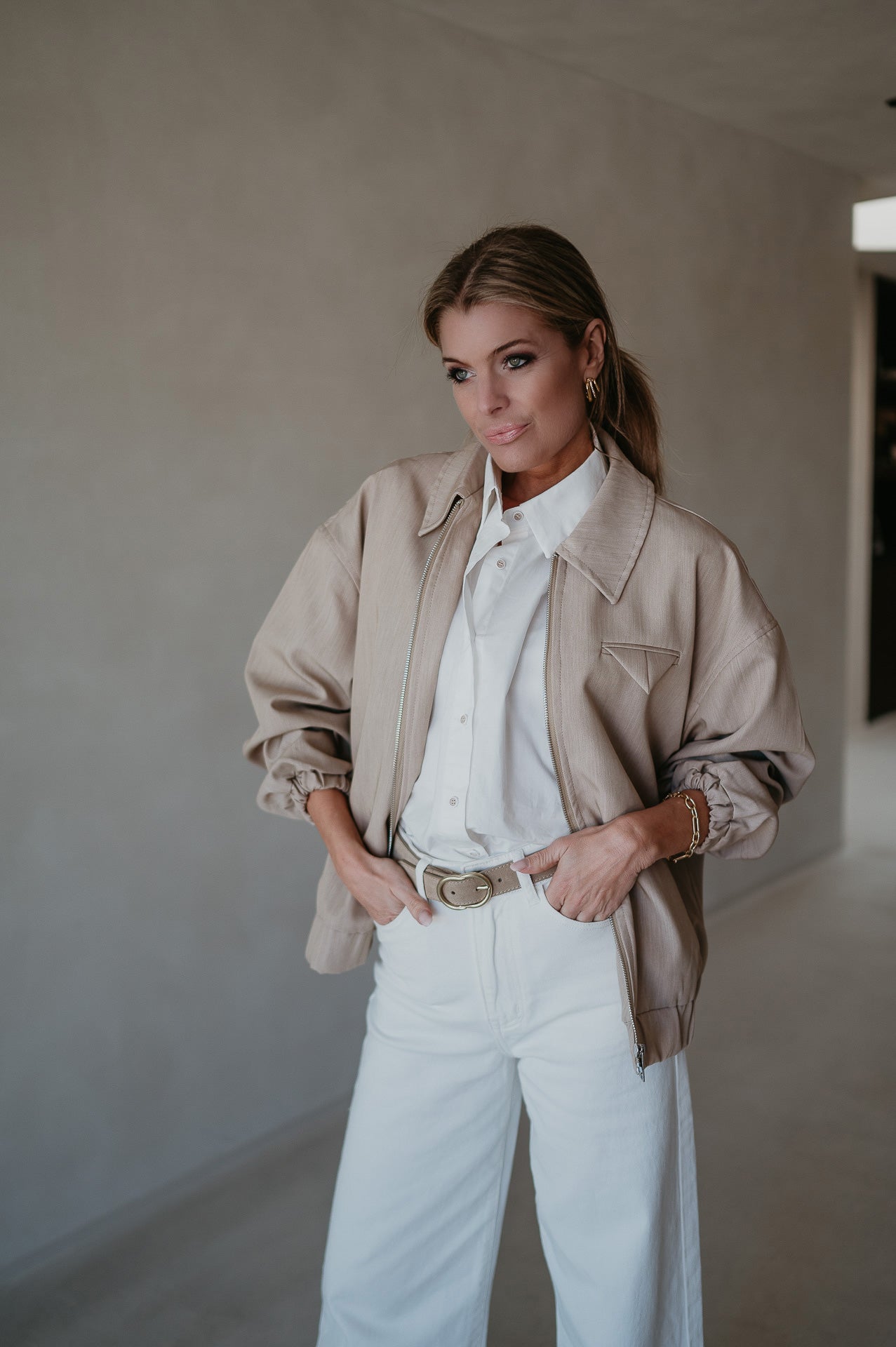 Dettagli jacket I Beige - Wild Souls by JV® - Jackets