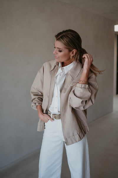 Dettagli jacket I Beige - Wild Souls by JV® - Jackets