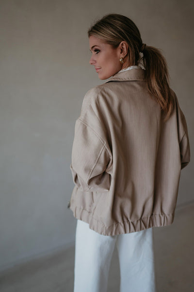 Dettagli jacket I Beige - Wild Souls by JV® - Jackets
