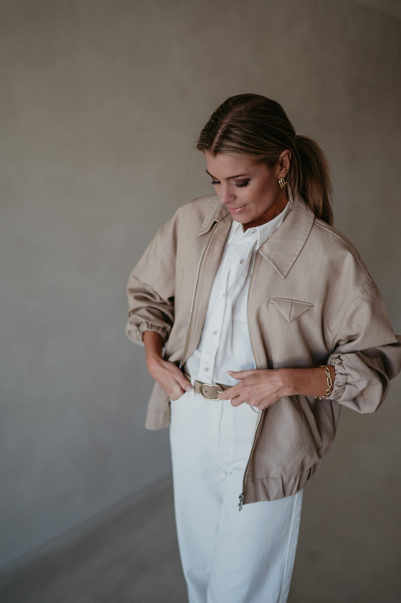 Dettagli jacket I Beige - Wild Souls by JV® - Jackets