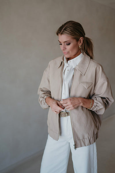 Dettagli jacket I Beige - Wild Souls by JV® - Jackets