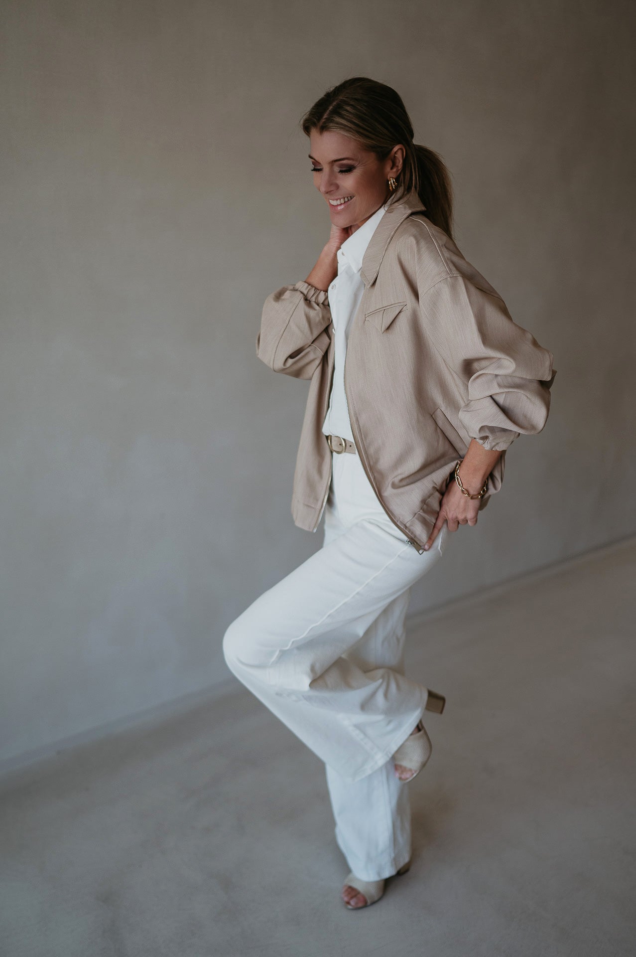 Dettagli jacket I Beige - Wild Souls by JV® - Jackets